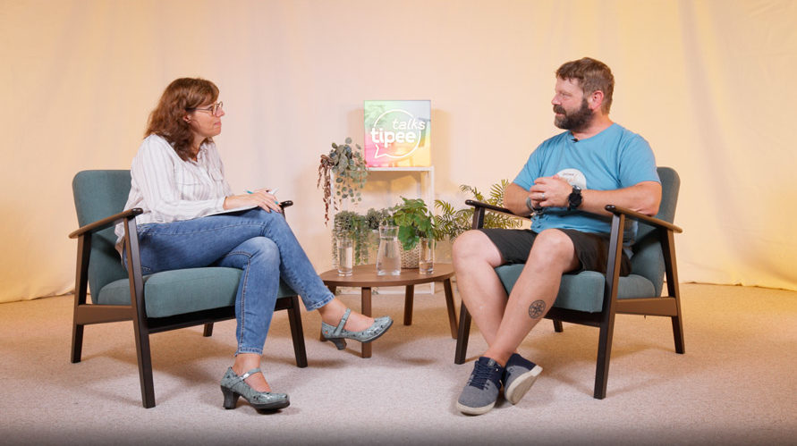 Frame vidéo podcast tipee talks avec Robby Collins