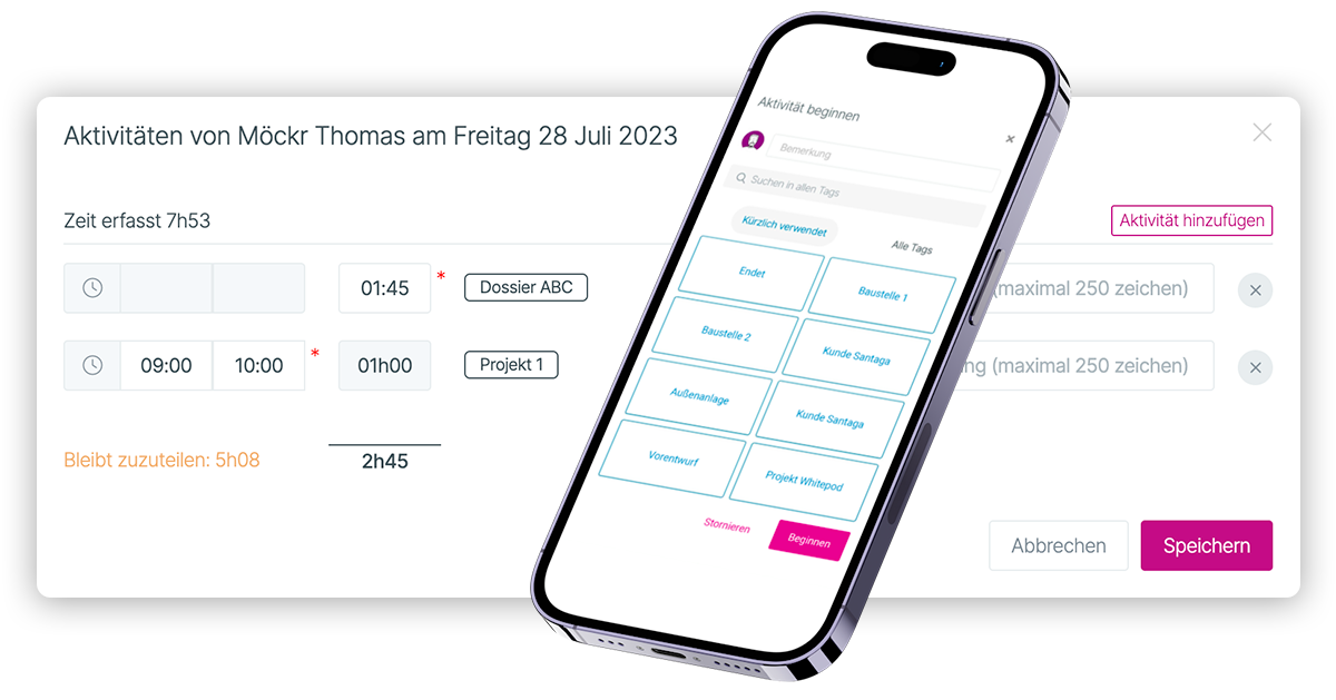 activite timesheet de v3 - tipee